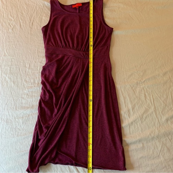 Jennifer Lopez Side Faux Wrap Dress Size Medium - Picture 9 of 10